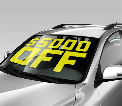 Removable Car Decals | Removable Auto Decals | Signazon