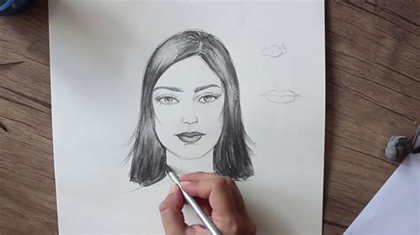 Karakalem Tekni I Ile Y Z Izimi Portrait Drawing Youtube