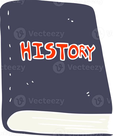 Flat Color Illustration Of History Book 45254735 Png