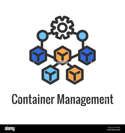 Kubernetes Development Environment Icon Showing Benefit Stock Vector