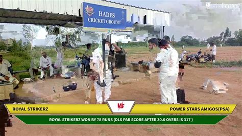 Live Cricket Match Royal Strikerz Vs Power Stars Amigos Psa Nov