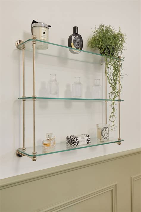 Luxury Triple Glass Shelf - Drummonds Bathrooms