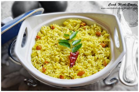 Raw Mango Rice Mavinakayi Chitranna Mangai Sadam Cook With Smile