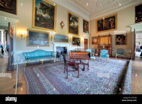 Kedleston hall interior hi-res stock photography and images - Alamy