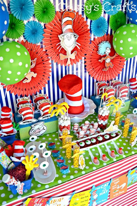 Crissys Crafts Dr Seuss Party Ideas And Snacks