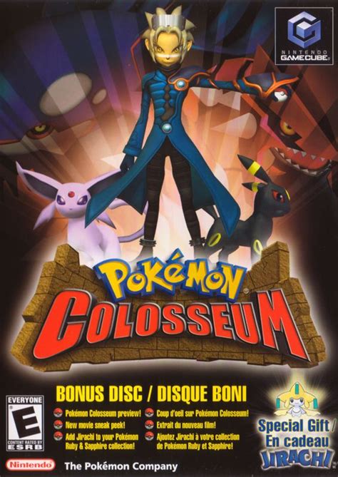 Pok Mon Colosseum Gamecube Box Cover Art Mobygames