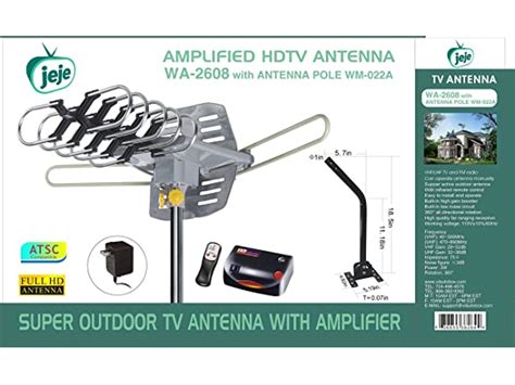 Jeje Amplified Digital Hdtv Antenna