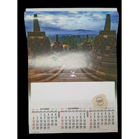 Jual Kalender Dinding Triwulan Pariwisata Indonesia Ao