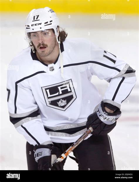 NHL Profile Photo On Los Angeles Kings Player Zack MacEwen At A Game