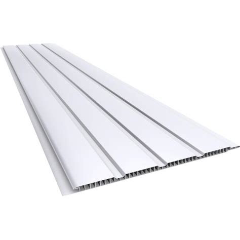 Forro PVC Plasbil 200 Canelado 7mm Branco Passalacqua