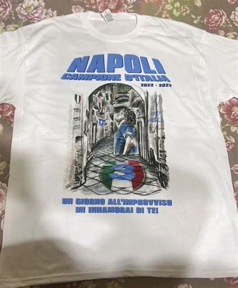 Maglia Napoli Scudetto Campione Ditalia Eur Picclick It