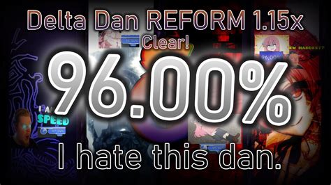 Osu Mania Delta Dan REFORM 1 15x 96 00 816 7k Clear YouTube