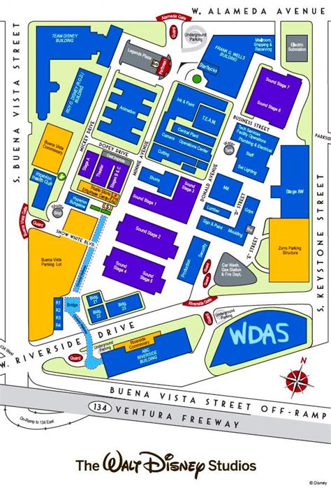 Current Walt Disney Studios map (FIXED) by Rock-on-USA on DeviantArt