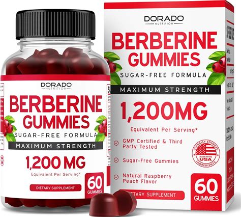 Amazon Berberine Gummies With Ceylon Cinnamon Mg Sugar Free