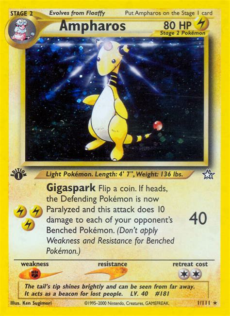 Ampharos · Neo Genesis (N1) #1 ‹ PkmnCards