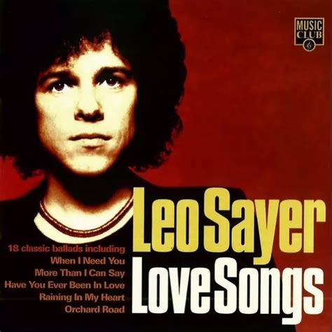 Leo Sayer - More Than I Can Say Mp3 Download