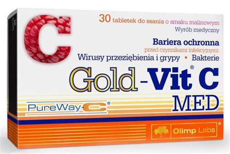 OLIMP Gold Vit C Med X 30 Tabletek Do Ssania Cena Opinie Dawkowanie