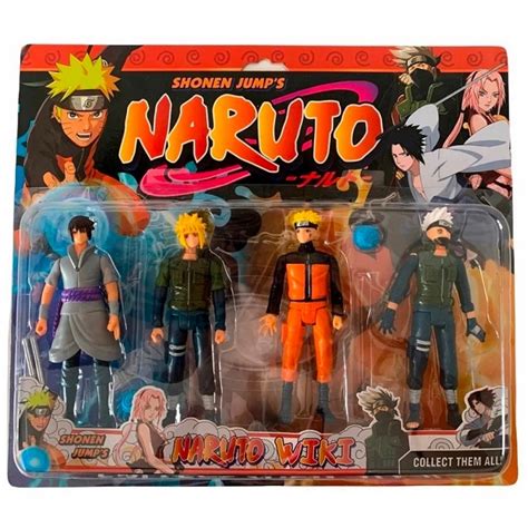 Cartela Naruto Personagens Cm Articulados Naruto Sasuke