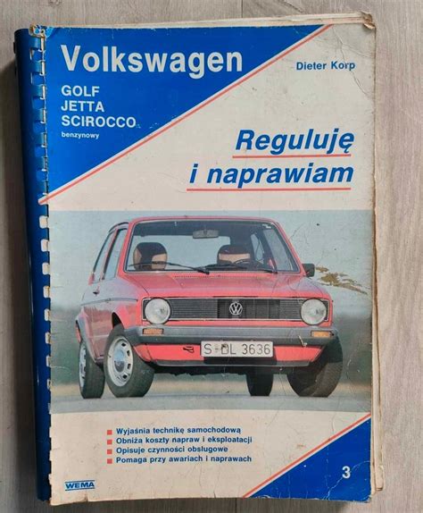 Volkswagen Golf Jetta Scirocco Dieter Korp Reguluję i naprawiam vw za