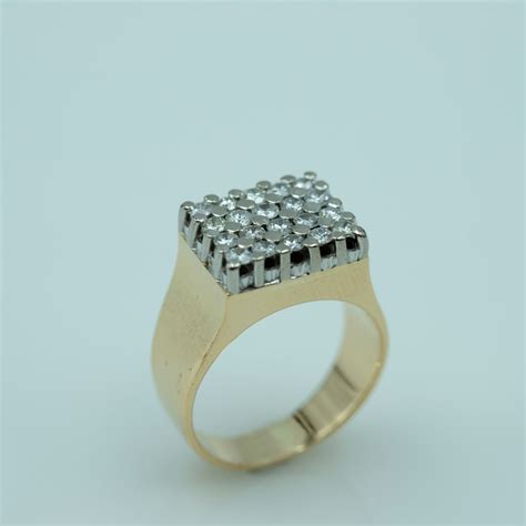 Bague Carats Or Jaune Diamant Naturelle Catawiki