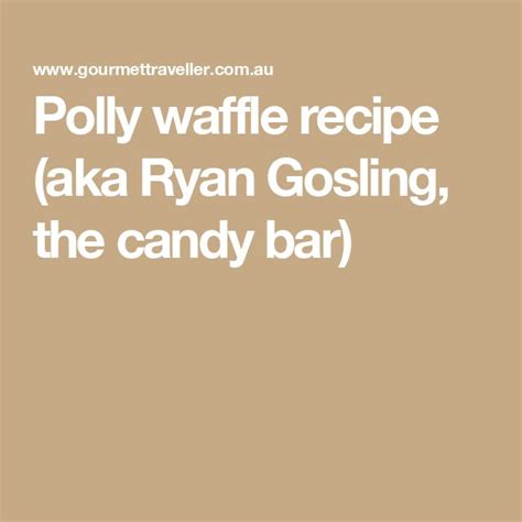 Polly waffle recipe | Receta en 2024