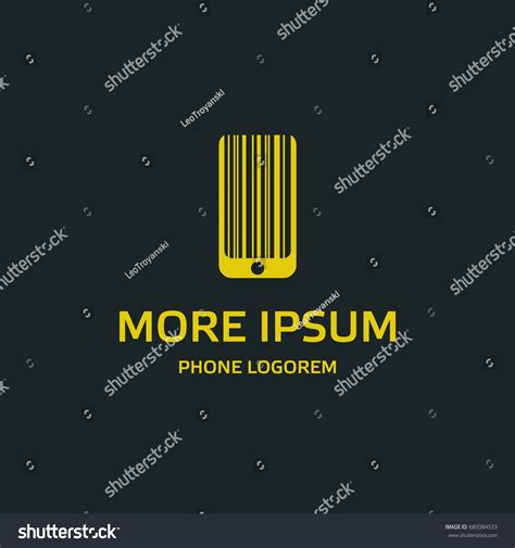 Yellow Phone Logo Template Flat Phone Stock Vector (Royalty Free) 689384533 | Shutterstock