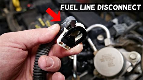 How To Disconnect Fuel Line On Ford Focus Mk3 Remove Fuel Line Youtube