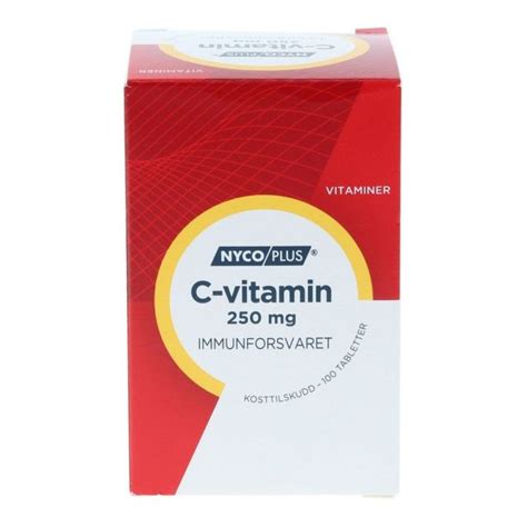 Nycoplus C Vitamin Mg Tabletter Stk Appoteket