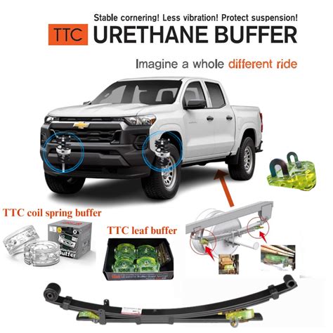 TTC Urethane Buffers Coil Leaf Springs For Chevrolet Colorado TTC