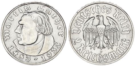 Deutschland Drittes Reich Mark F Reich Reichsmark Martin