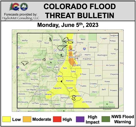 Colorado Flood Threat Bulletin On Twitter Ftb More Am Sunshine Will