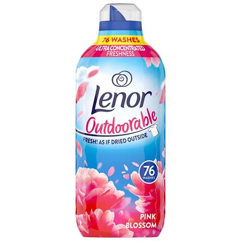 Lenor Outdoorable Fabric Conditioner 1L Pink Blossom B M Stores