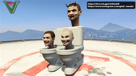 Skibidi Toilet 3 Head GTA5 Mods