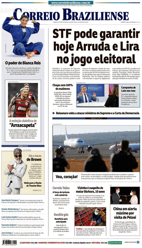 Correio Braziliense Ago Jornais E Revistas Sapo Pt