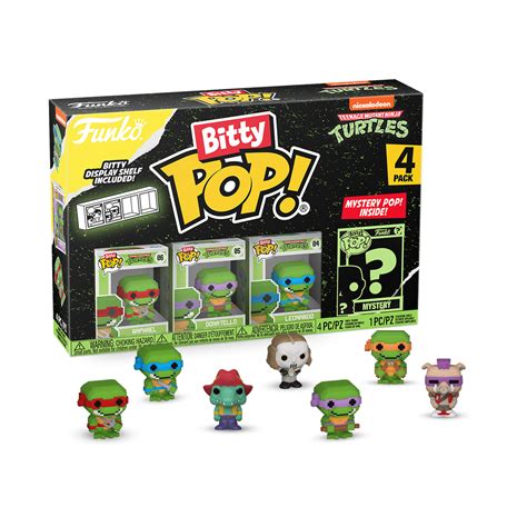 Teenage Mutant Ninja Turtles 4 Pack Series 4 Bitty Pop Vinyl Funko Eu