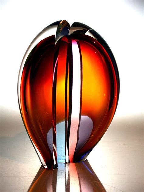 Patrick De Keijzer Leerdam Hand Blown Glass Art Blown Glass Art Glass Art