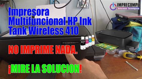 Como Destapar Cabezales Y Purgar Sistema De Tinta Continua Impresora HP