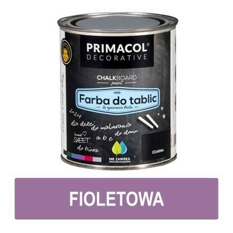 Farba Do Tablic Fioletowa 0 75 L PRIMACOL DECORATIVE UNICELL Farby