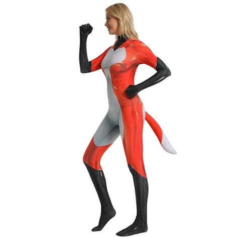 Ladybug Rena Rouge Fox Halloween Cosplay Costume Zentai Bodysuit Uk Pajamasbuy