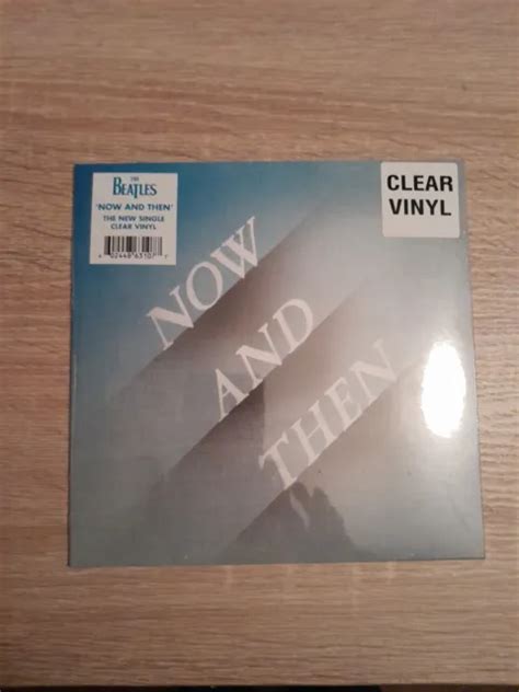 The Beatles Now And Then Clear Vinyl Inch Ltd Edition St Pressing