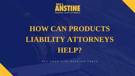 How Can Products Liability Attorneys Help Pdf