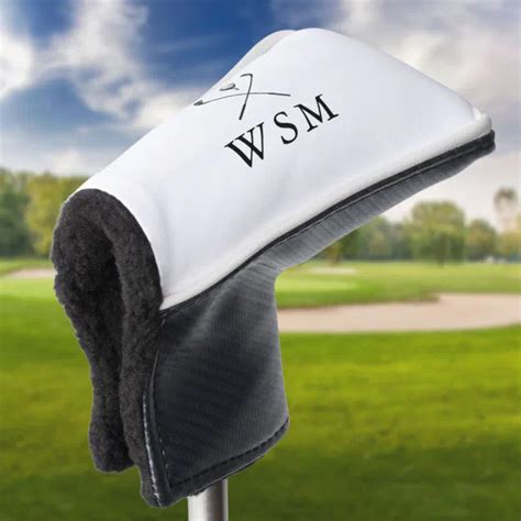 Classic Personalized Monogram Golf Clubs Golf Head Golf Head Cover | Zazzle