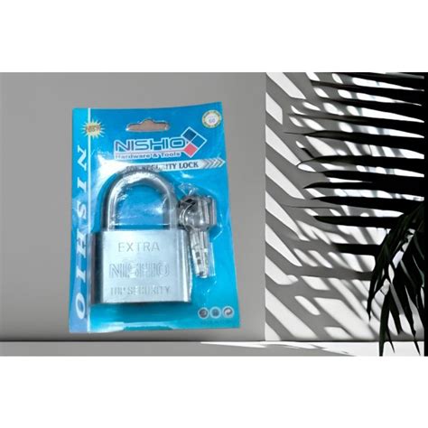 Jual Gembok Besi Leher Pendek Mm Nishio Padlock Oihsin Hunter