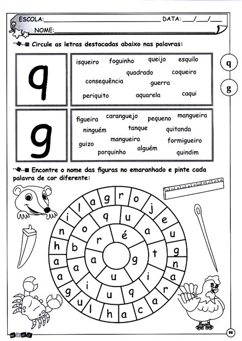 Atividade De Ortografia G E Gu Ensinar Hoje 72e