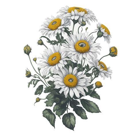 Premium Vector Vector Watercolor Transvaal Daisy Clipart Floral Bouquet