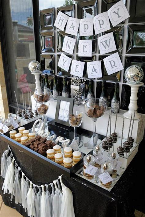 Karas Party Ideas New Years Eve Dessert Bar Karas Party Ideas