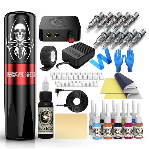 Tattoo Kit Wormhole Tattoo Gun Kit Tattoo Machine Kit With