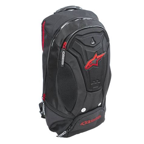 Sac à dos moto RECHARGER ALPINESTARS NOIR ROUGE Motoshopping