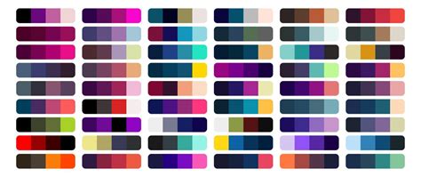 Vector Color Palette Set Design Template 14398513 Vector Art at Vecteezy