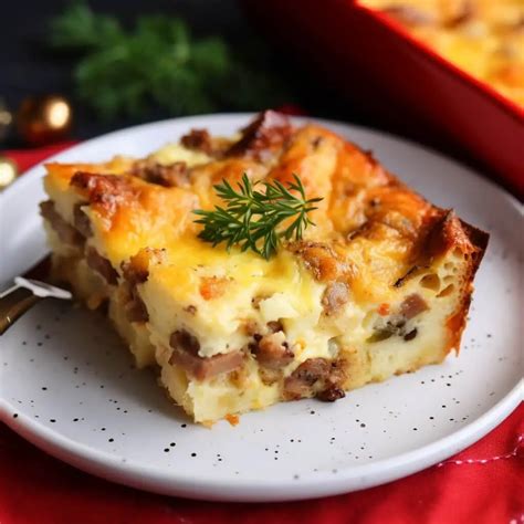 Christmas Breakfast Casserole - Life with Susan